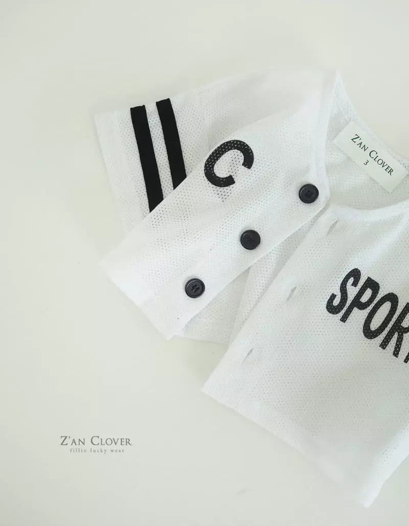 Zan Clover - Korean Children Fashion - #stylishchildhood - Mesh Sport Cardigan - 4
