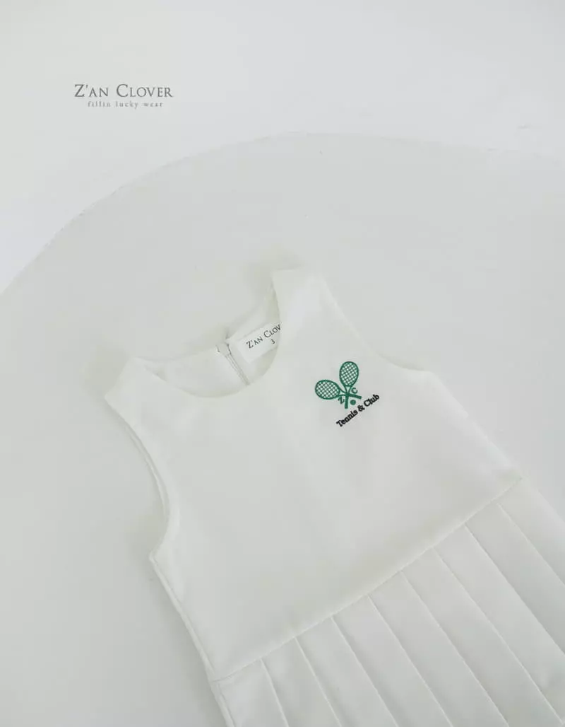 Zan Clover - Korean Children Fashion - #childofig - Tennis One-piece - 7