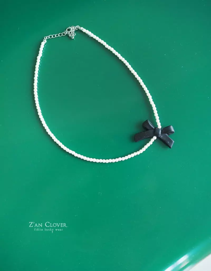 Zan Clover - Korean Children Fashion - #childofig - Ribbon Choker
