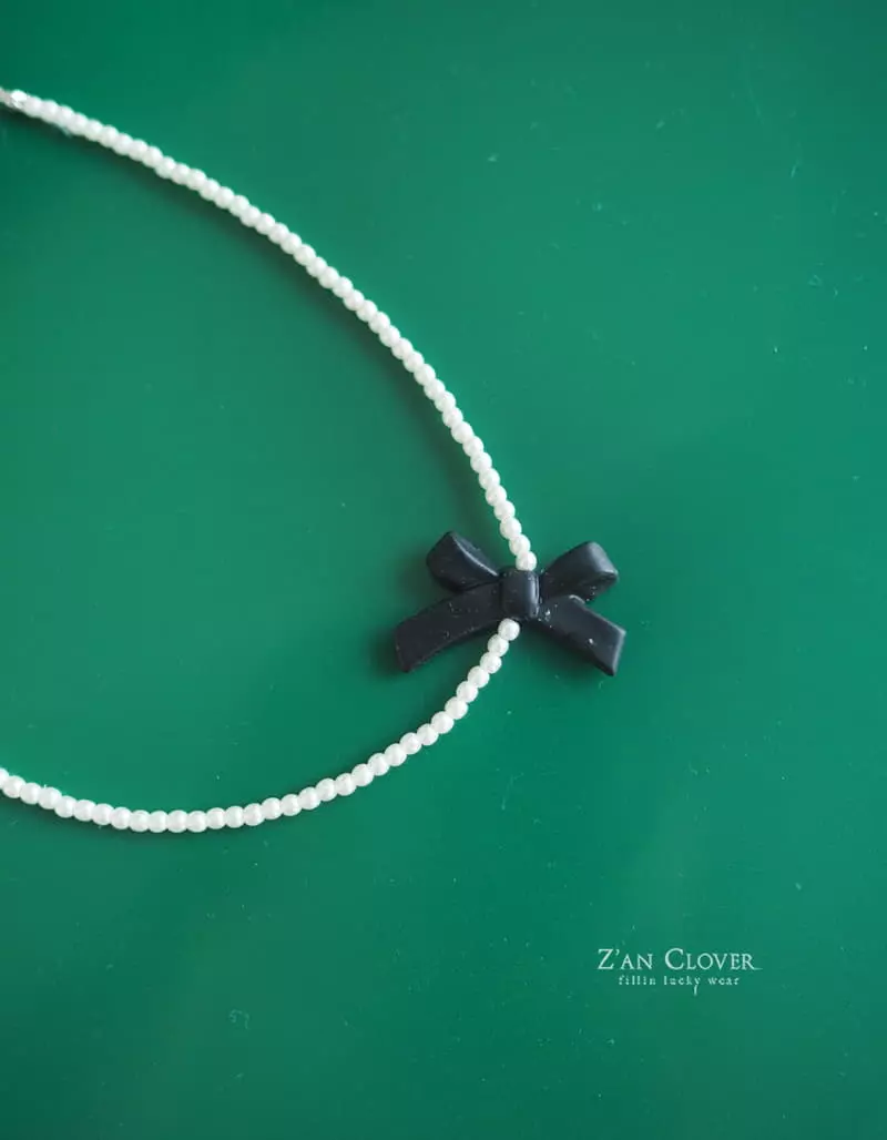 Zan Clover - Korean Children Fashion - #childofig - Ribbon Choker - 2