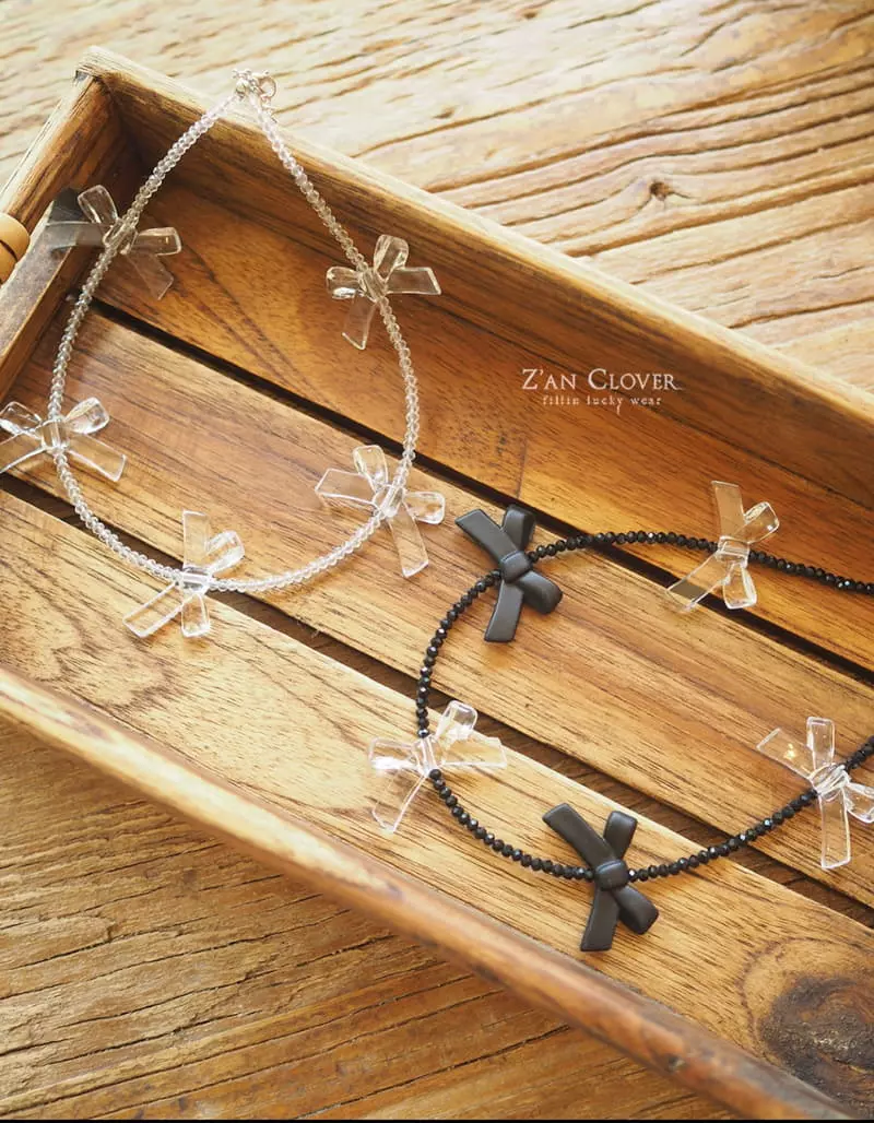 Zan Clover - Korean Children Fashion - #childofig - Party Ribbon Choker