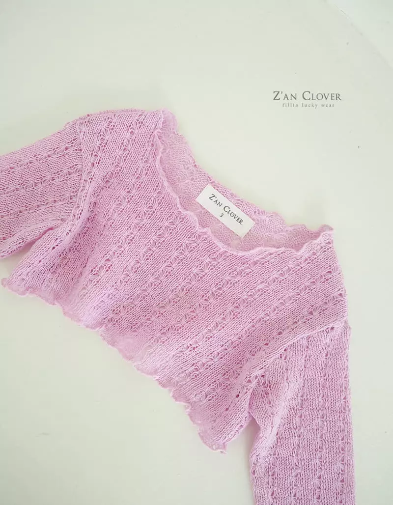 Zan Clover - Korean Children Fashion - #designkidswear - Summer Knit Tee - 8