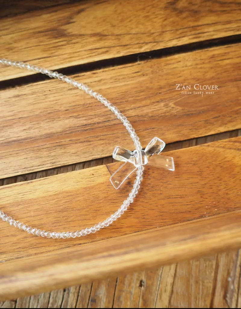Zan Clover - Korean Children Fashion - #childrensboutique - Ribbon Choker - 4