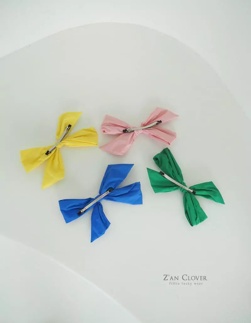 Zan Clover - Korean Children Fashion - #discoveringself - Vivid Wire Ribbon Hairpin