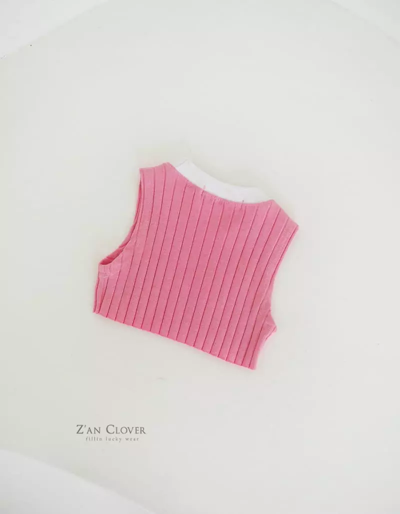 Zan Clover - Korean Children Fashion - #discoveringself - 05 Sleeveless Tee - 3