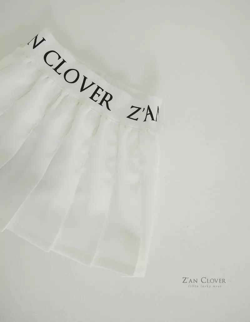 Zan Clover - Korean Children Fashion - #discoveringself - Banding Pleats Skirt - 4