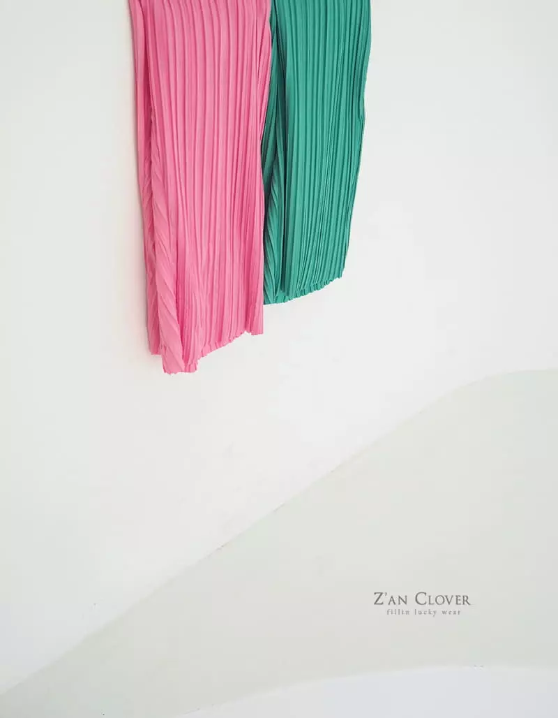 Zan Clover - Korean Children Fashion - #kidsshorts - Wide Pleats Pants