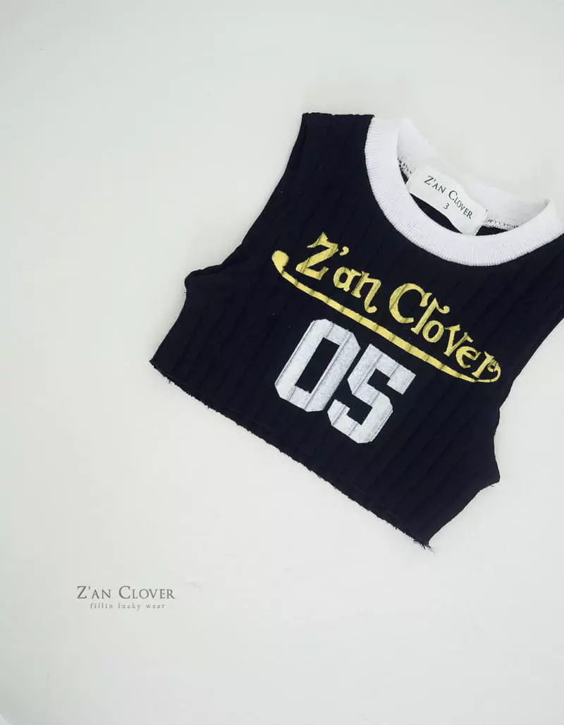 Zan Clover - Korean Children Fashion - #kidsshorts - 05 Sleeveless Tee - 5