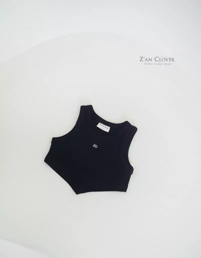 Zan Clover - Korean Children Fashion - #fashionkids - Rib Unbal Sleeveless - 4