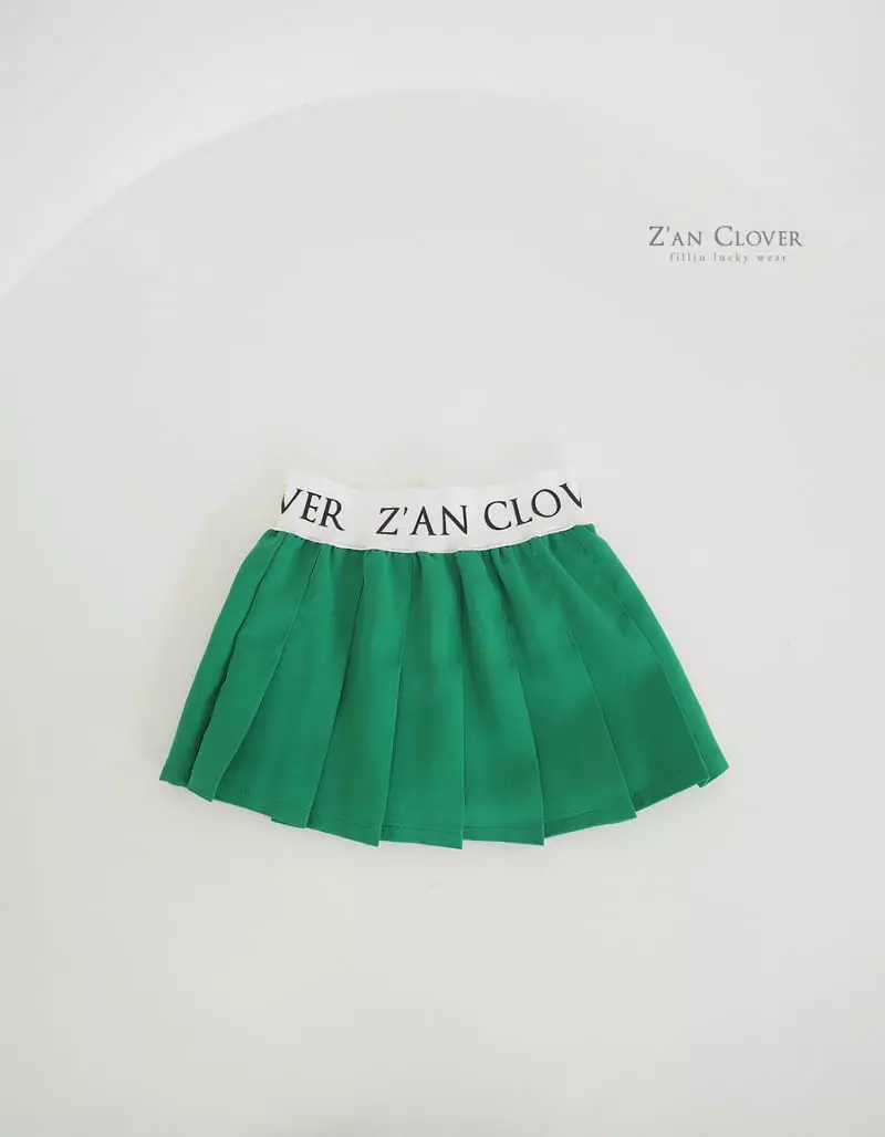 Zan Clover - Korean Children Fashion - #kidsstore - Banding Pleats Skirt - 6