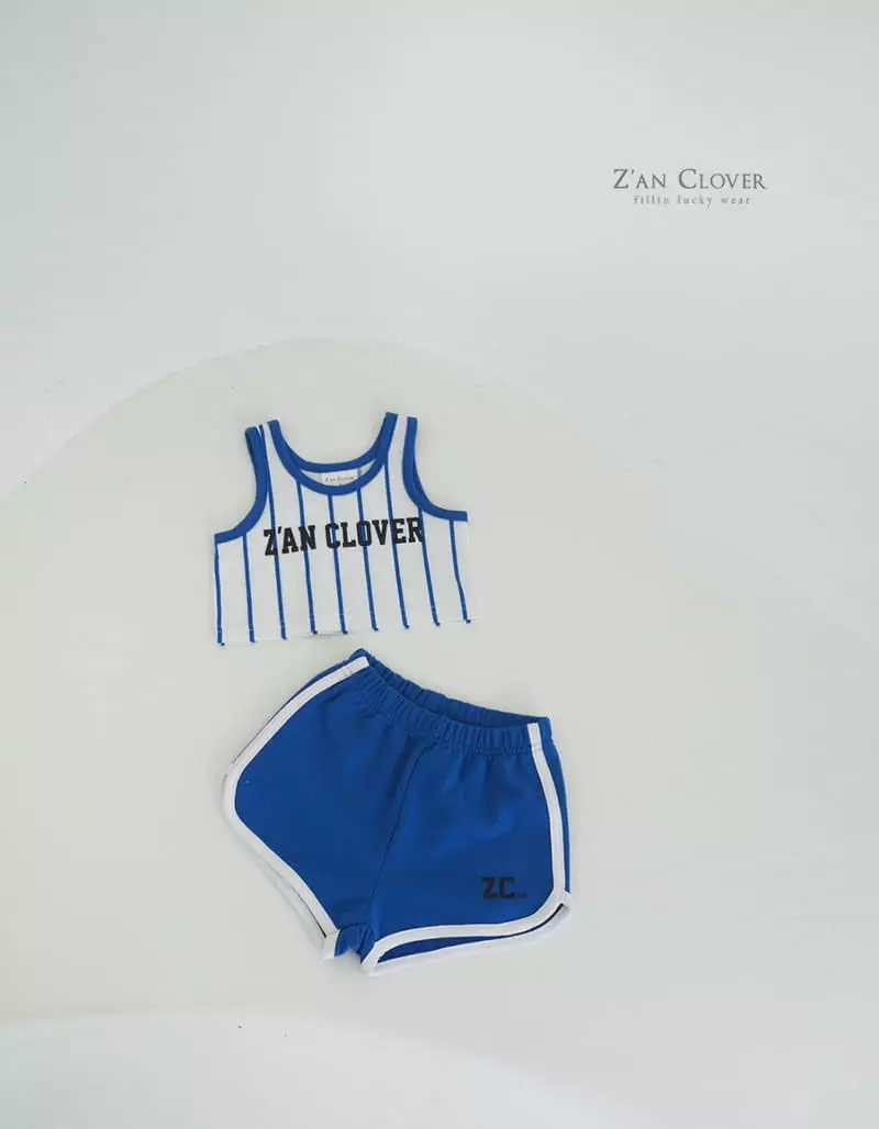 Zan Clover - Korean Children Fashion - #kidsstore - Basket Ball Top Bottom Set - 9