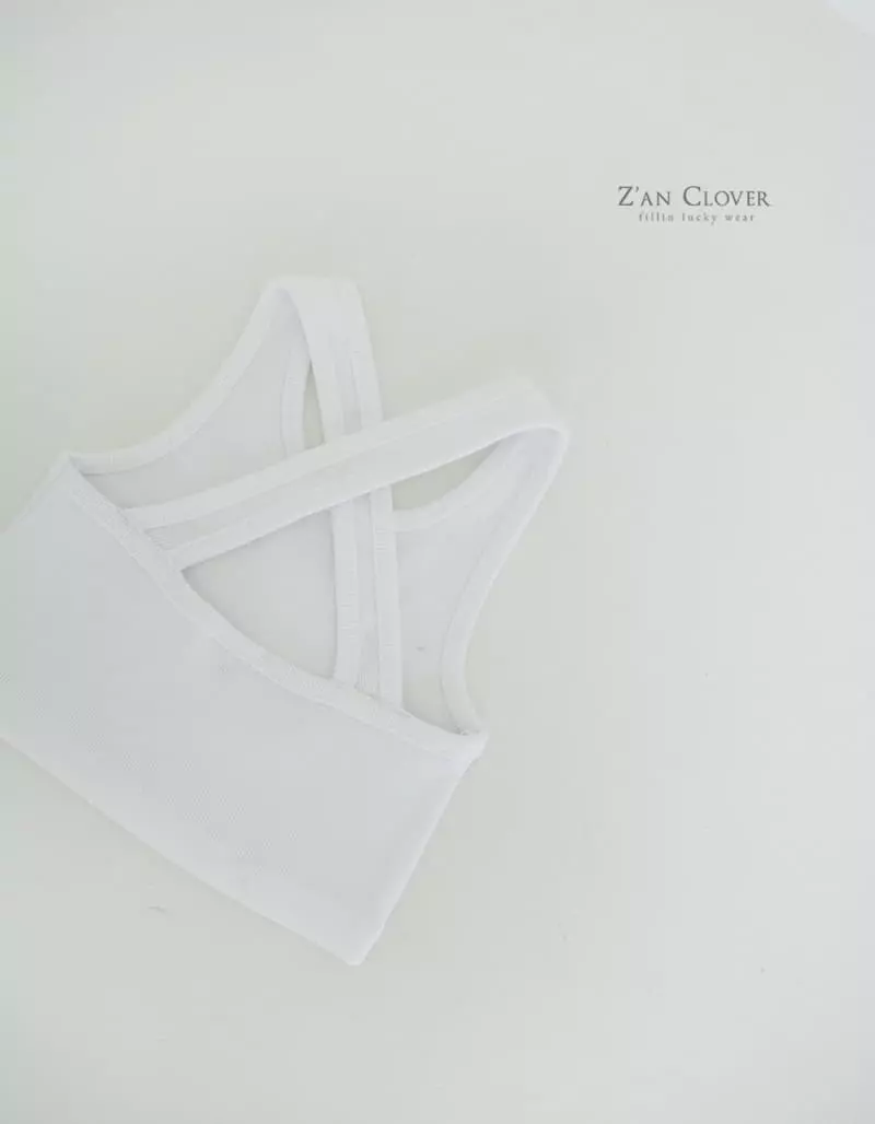 Zan Clover - Korean Children Fashion - #kidsshorts - X Rib Sleeveless - 4