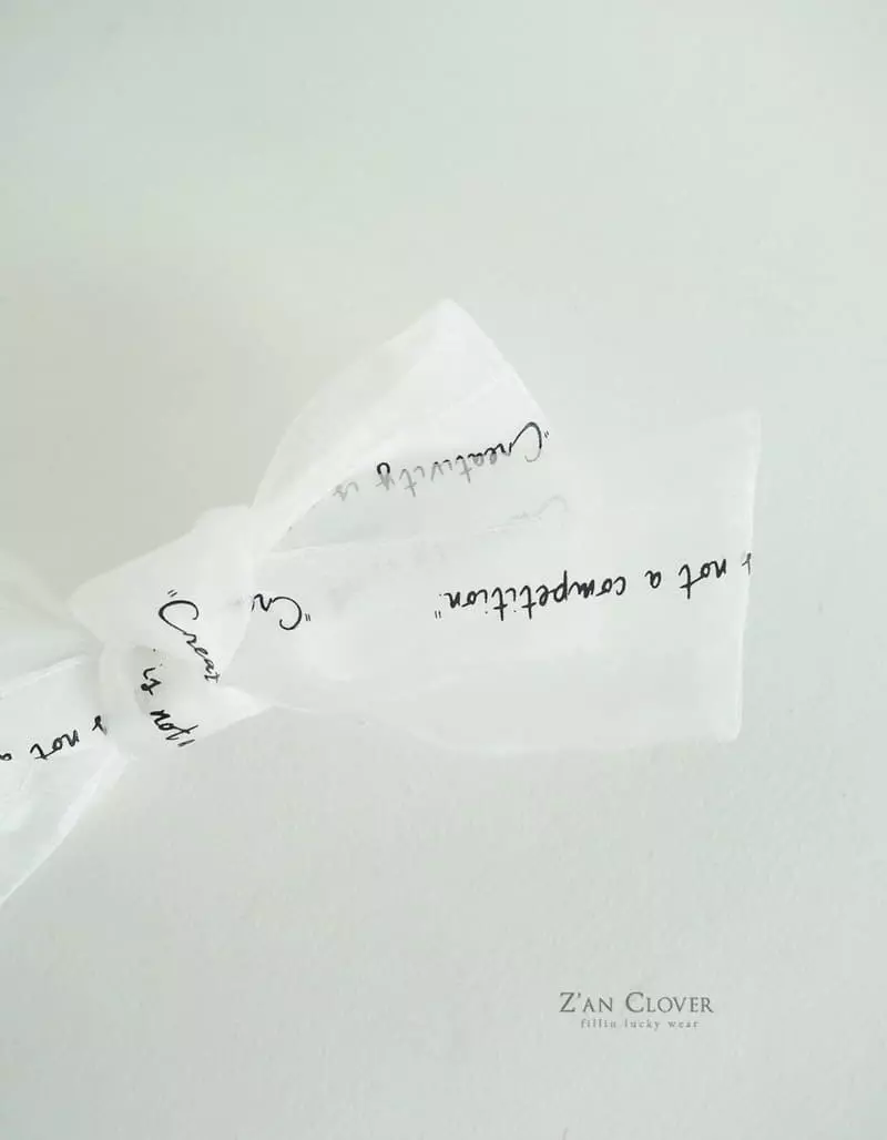 Zan Clover - Korean Children Fashion - #kidsstore - Lettering Hairpin - 4