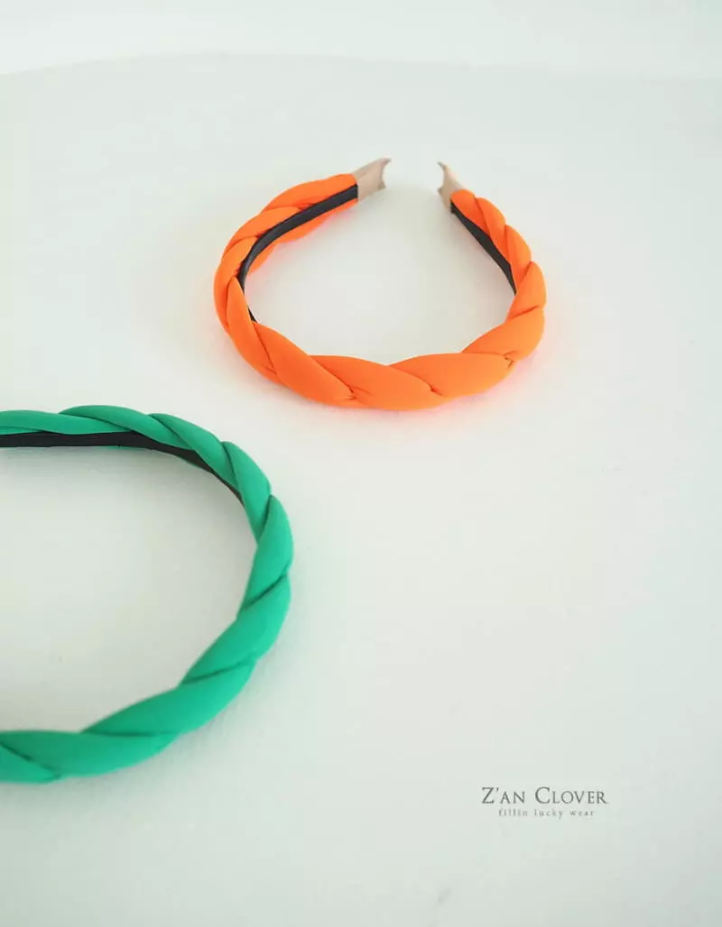 Zan Clover - Korean Children Fashion - #kidzfashiontrend - Neon Twist Hairband - 2
