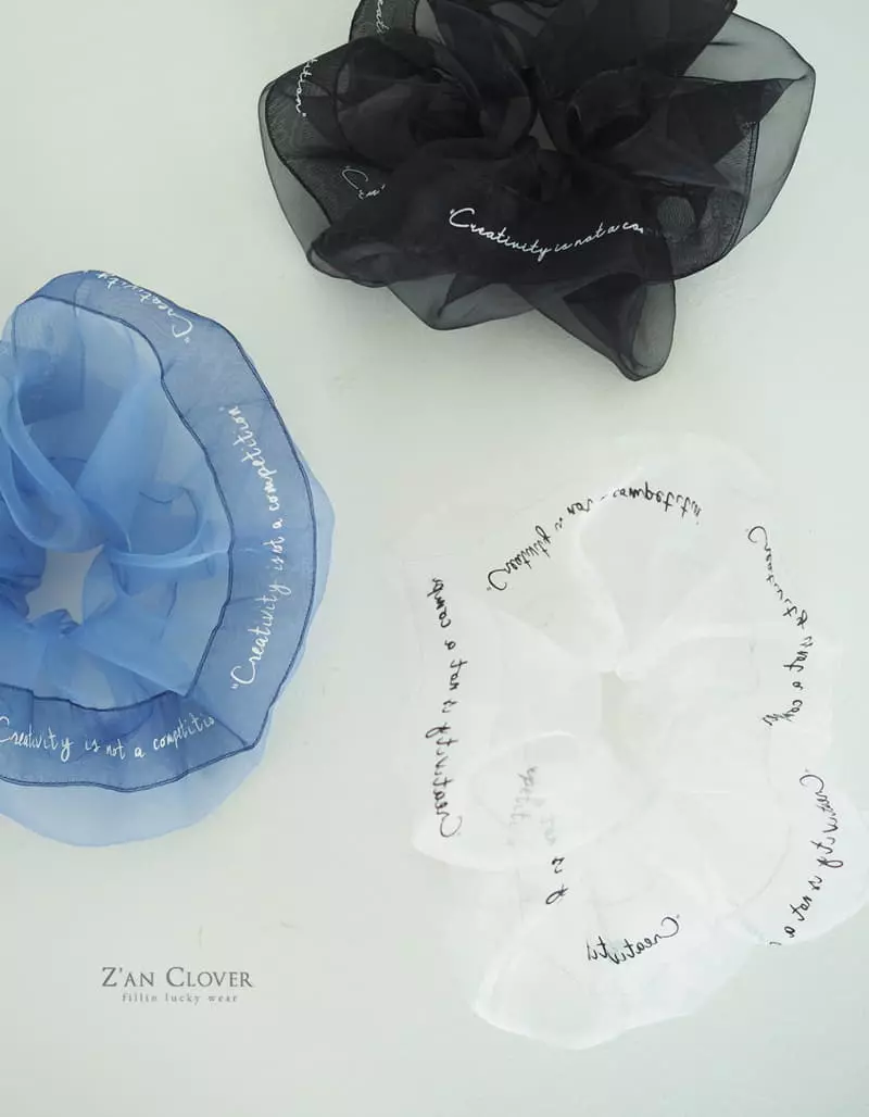 Zan Clover - Korean Children Fashion - #kidzfashiontrend - Overfit Lettering Hairring