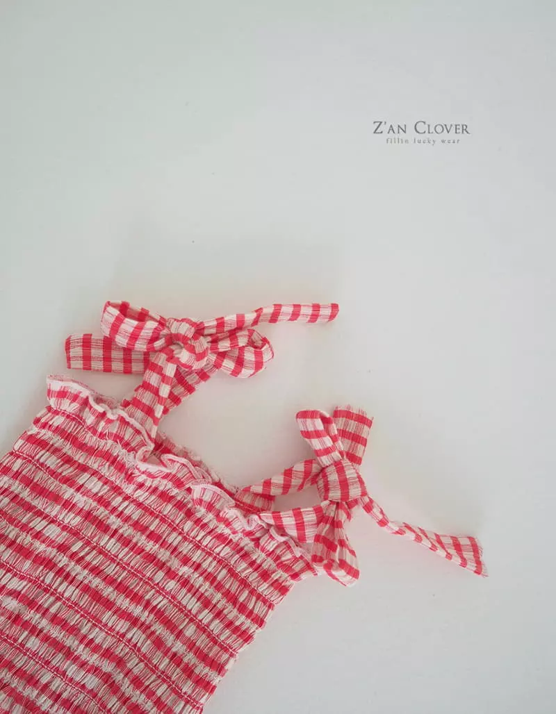 Zan Clover - Korean Children Fashion - #kidzfashiontrend - Gobang Check Top - 3