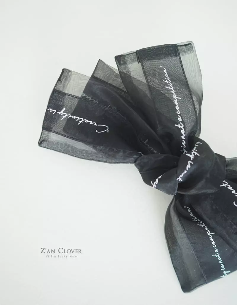 Zan Clover - Korean Children Fashion - #littlefashionista - Lettering Hairpin - 6