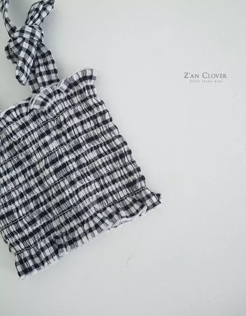 Zan Clover - Korean Children Fashion - #magicofchildhood - Gobang Check Top - 6