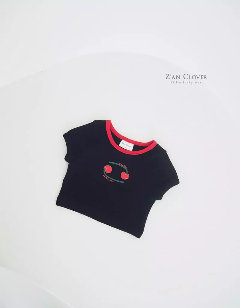 Zan Clover - Korean Children Fashion - #littlefashionista - Cherry Tee - 4
