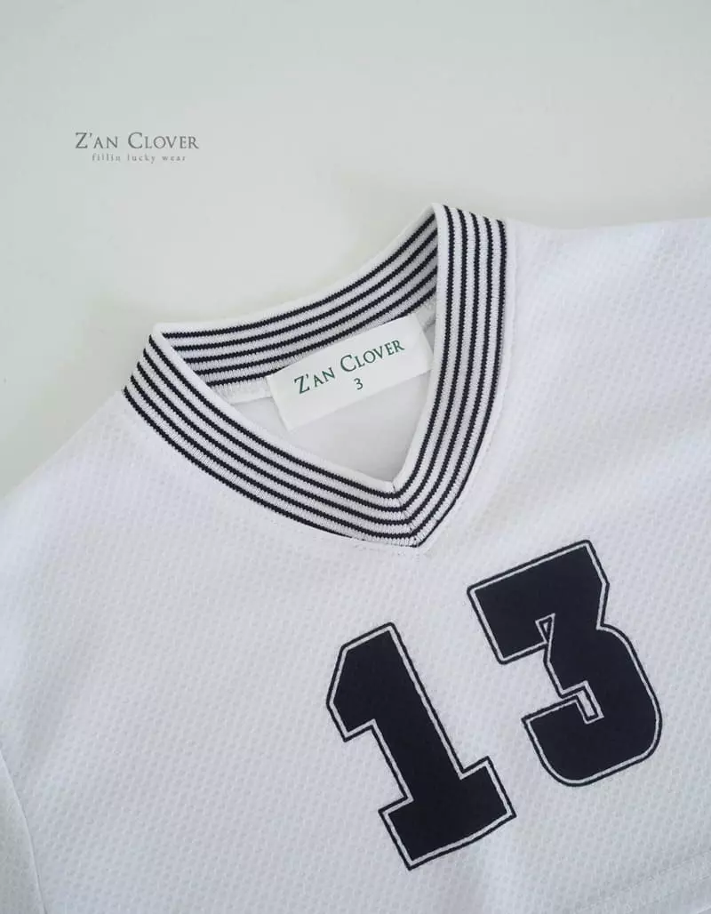 Zan Clover - Korean Children Fashion - #minifashionista - Mesh 13 Tee - 3