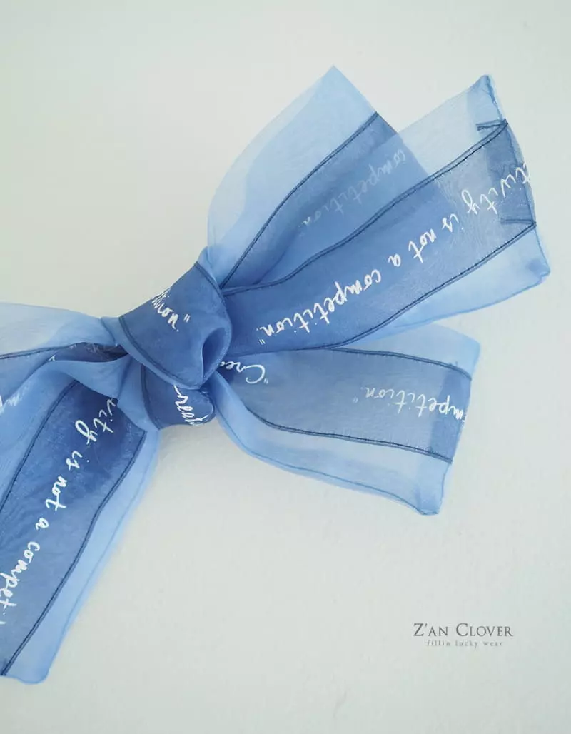 Zan Clover - Korean Children Fashion - #minifashionista - Lettering Hairpin - 8
