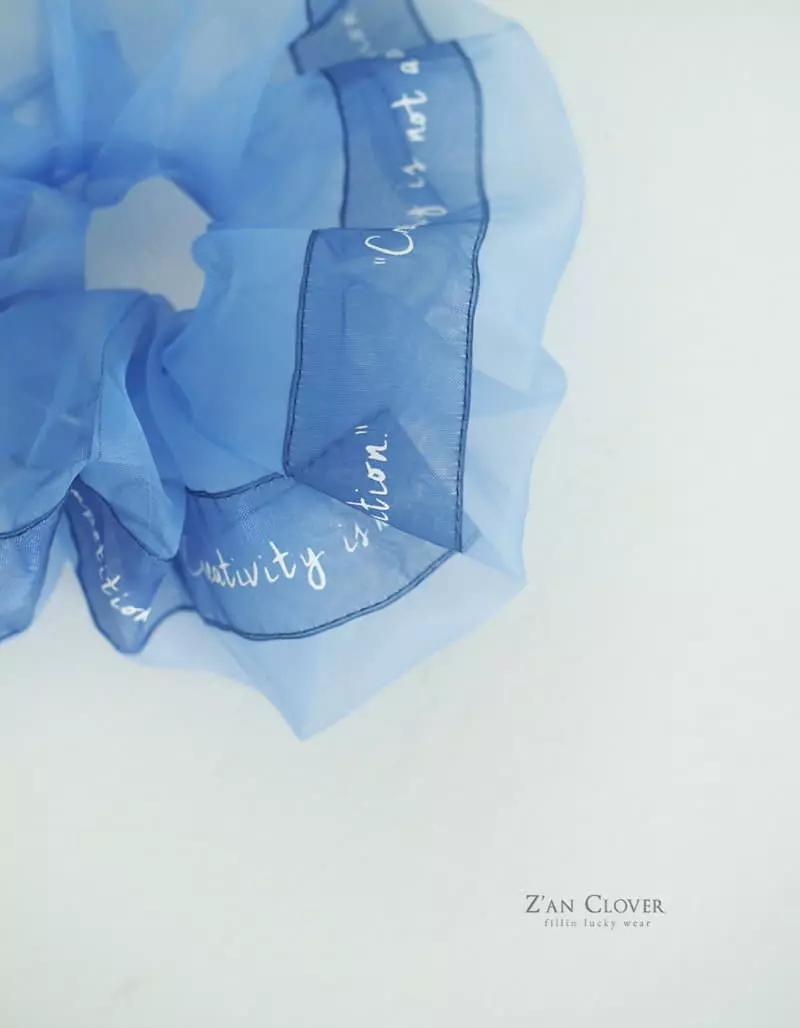Zan Clover - Korean Children Fashion - #minifashionista - Overfit Lettering Hairring - 5