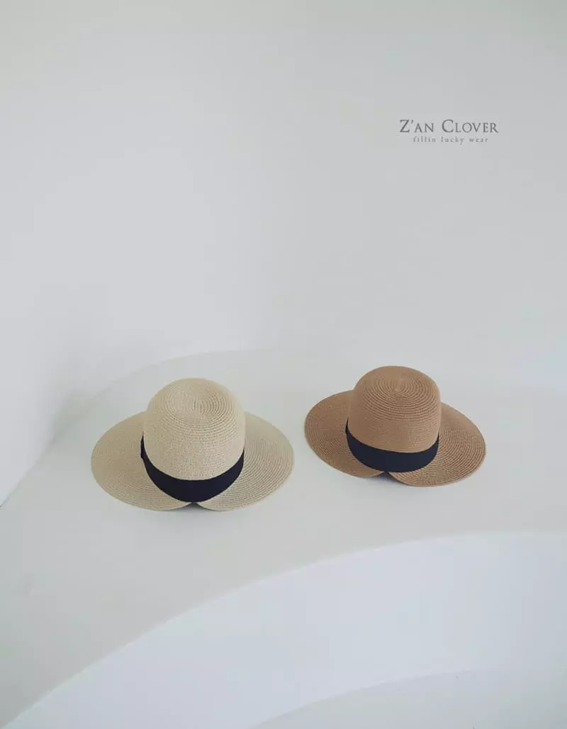 Zan Clover - Korean Children Fashion - #minifashionista - Wide Rapia Hat - 2