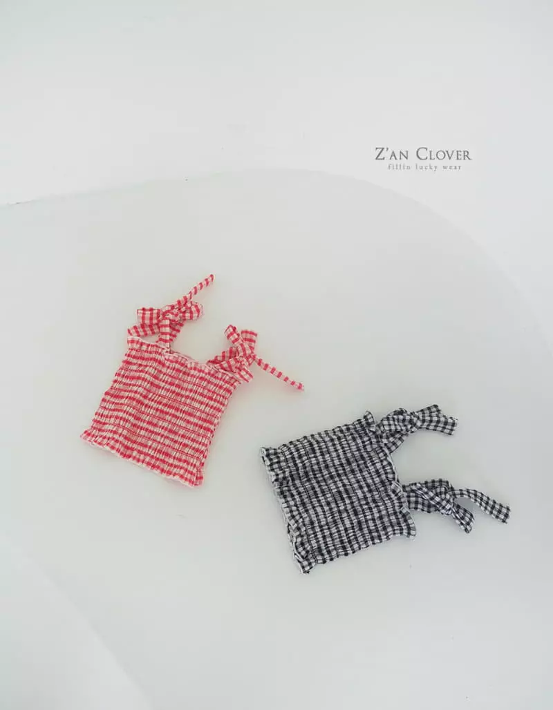 Zan Clover - Korean Children Fashion - #minifashionista - Gobang Check Top - 7