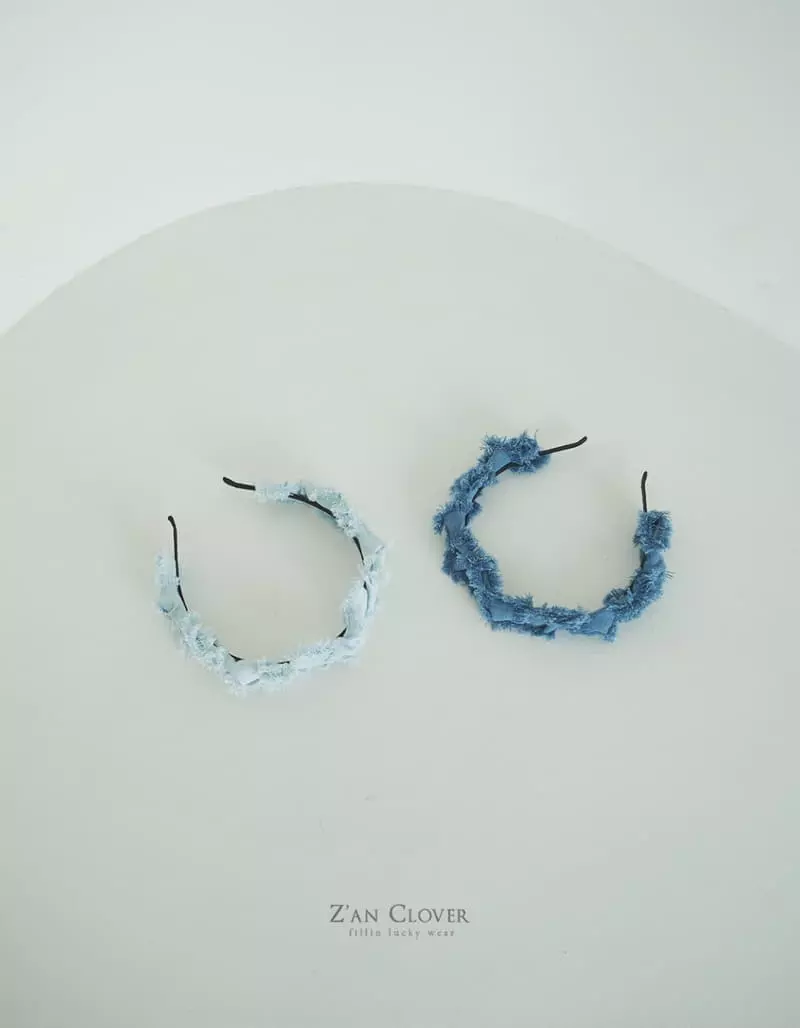 Zan Clover - Korean Children Fashion - #prettylittlegirls - Denim Twist Hairband - 8