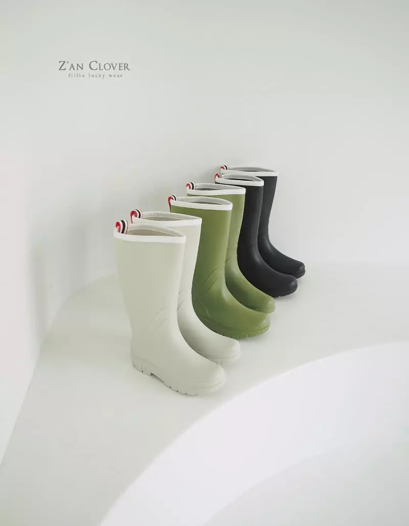 Zan Clover - Korean Children Fashion - #todddlerfashion - Zicle Strap Rainboots - 10