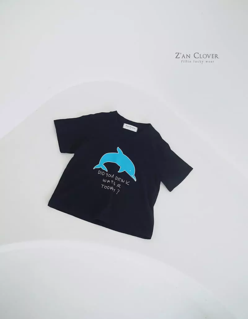 Zan Clover - Korean Children Fashion - #prettylittlegirls - Dolphin Long Tee - 4
