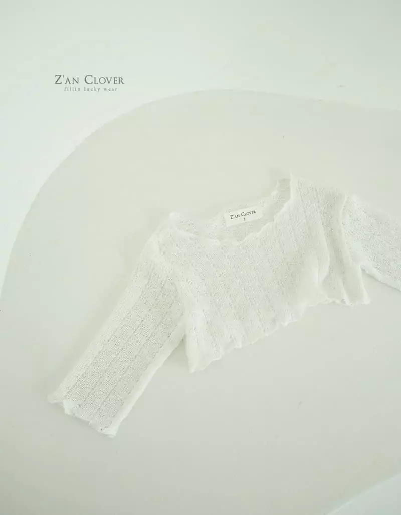 Zan Clover - Korean Children Fashion - #todddlerfashion - Summer Knit Tee - 4