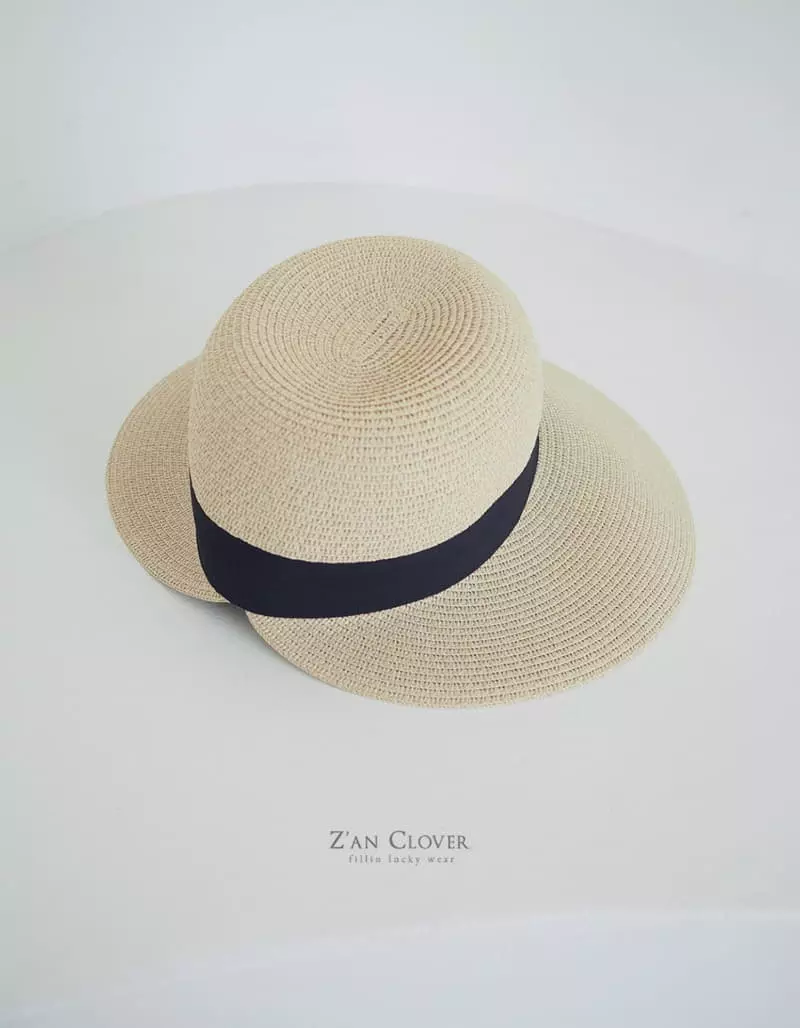 Zan Clover - Korean Children Fashion - #toddlerclothing - Wide Rapia Hat - 5