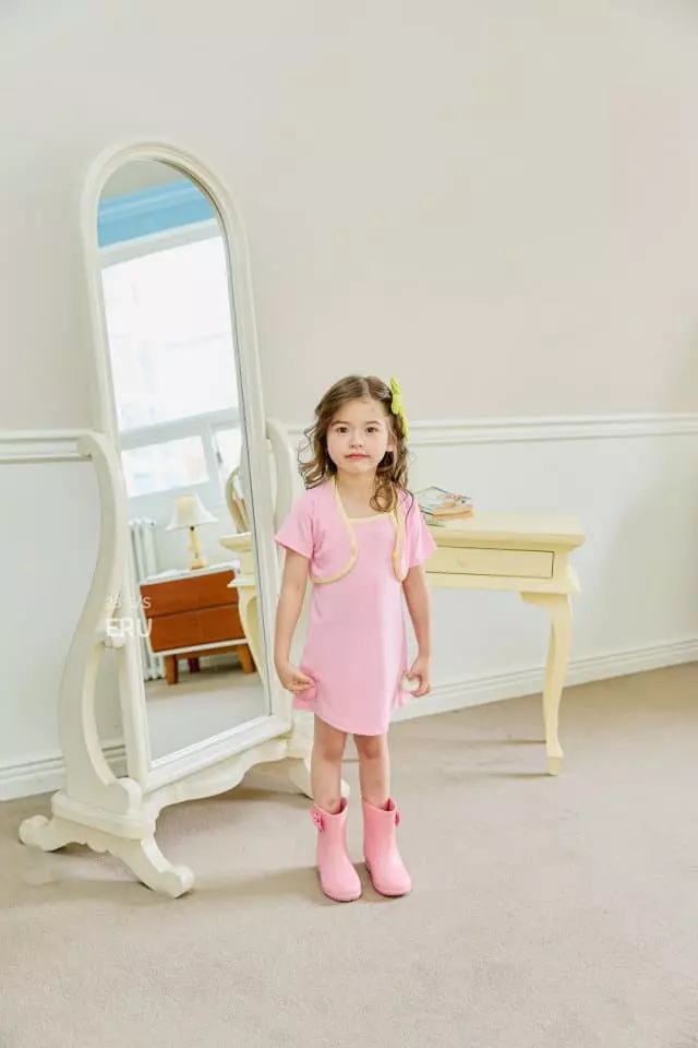 e.ru - Korean Children Fashion - #kidzfashiontrend - String Sleeveless Top Bottom Set - 2