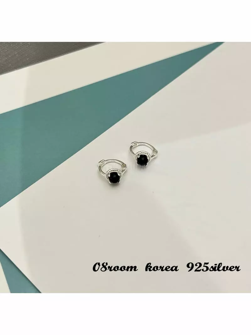 08 Room - Korean Women Fashion - #momslook - Silver Earring 1429 - 3