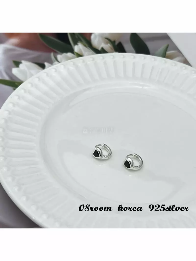 08 Room - Korean Women Fashion - #momslook - Silver Earring 1426 - 2