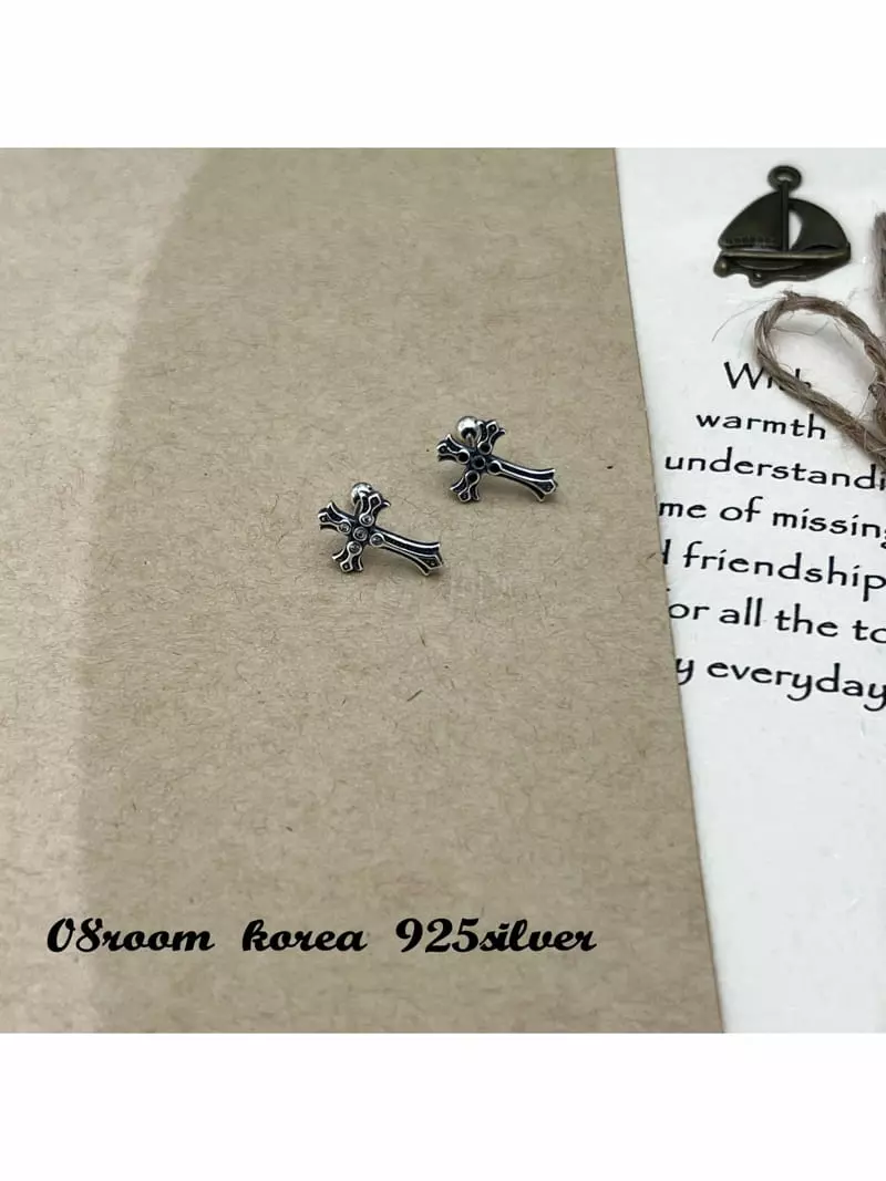 08 Room - Korean Women Fashion - #momslook - Silver Earring 1421