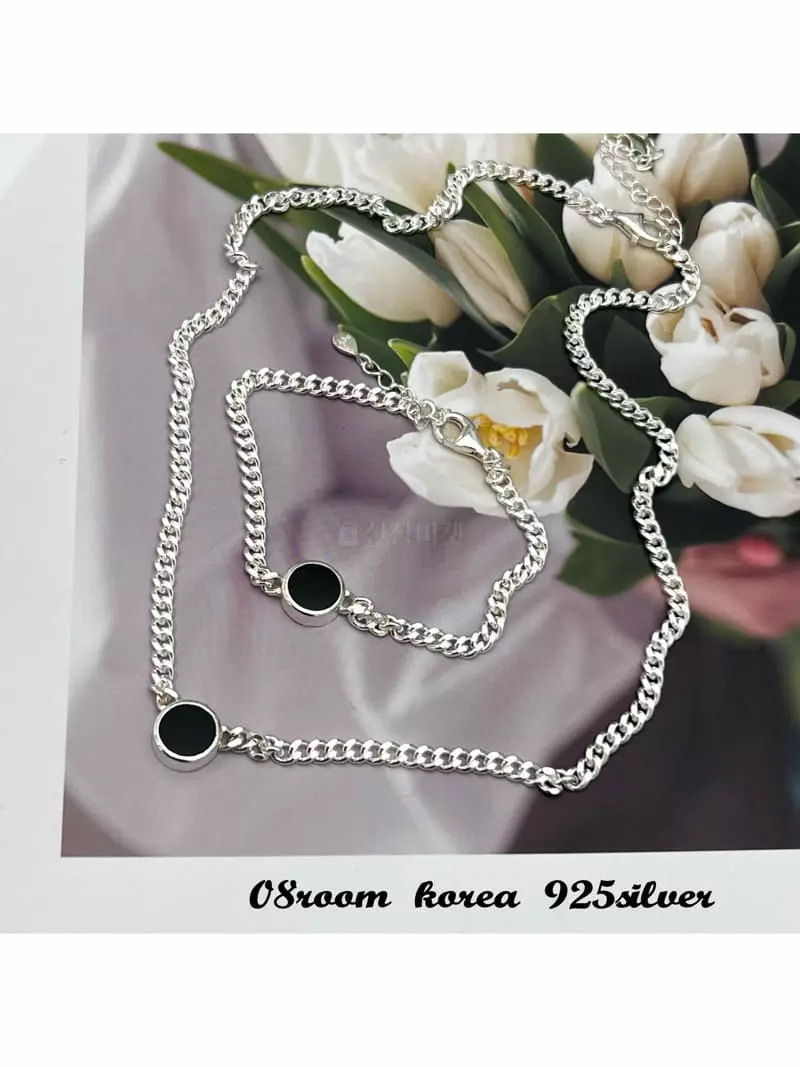08 Room - Korean Women Fashion - #momslook - Silver Bracelet 1065