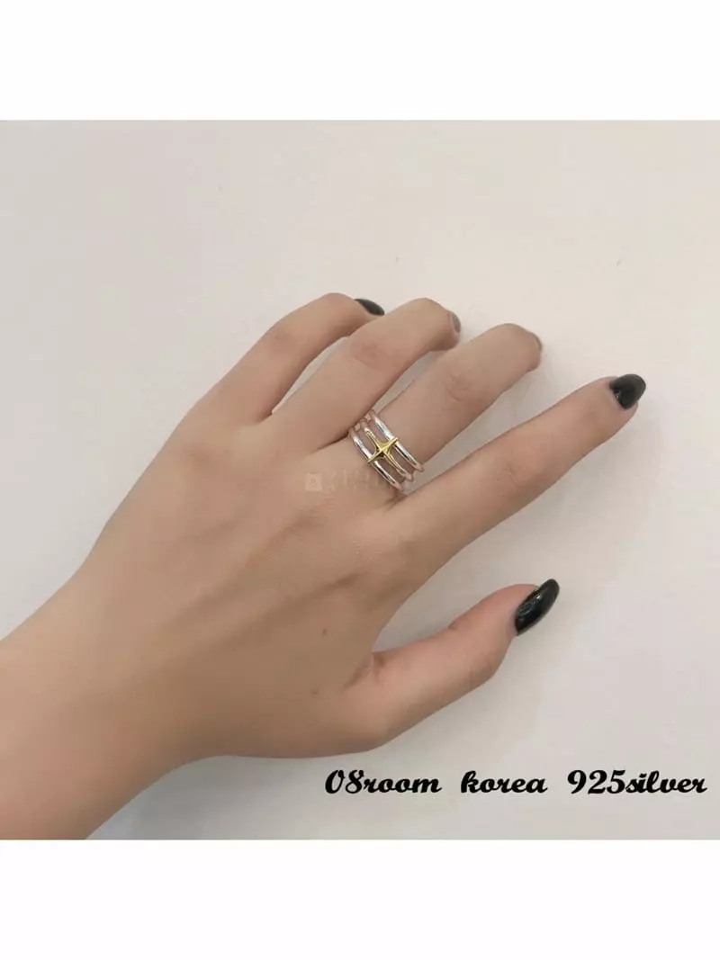 08 Room - Korean Women Fashion - #momslook - Silver Ring 1107