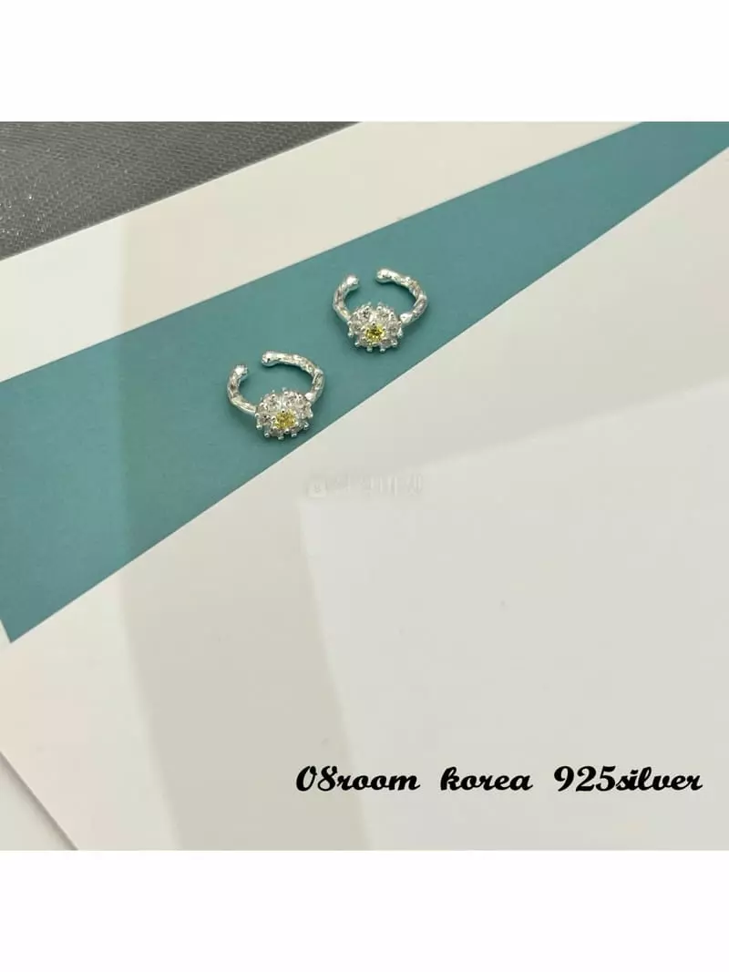 08 Room - Korean Women Fashion - #thatsdarling - Silver Earring 1430 - 2