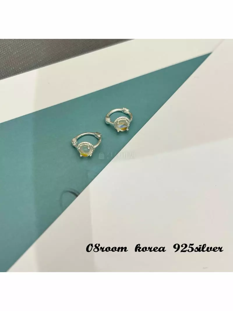 08 Room - Korean Women Fashion - #thelittlethings - Silver Earring 1429 - 2