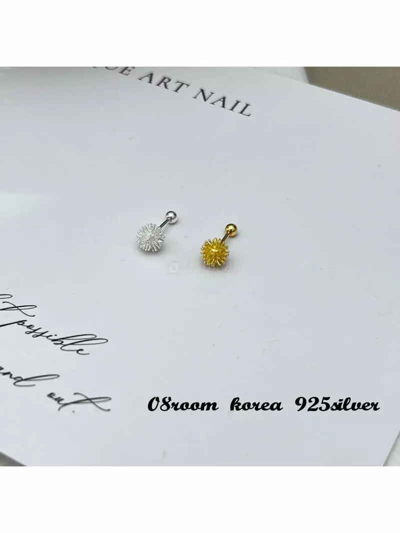 08 Room - Korean Women Fashion - #womensfashion - Silver Earring 1424
