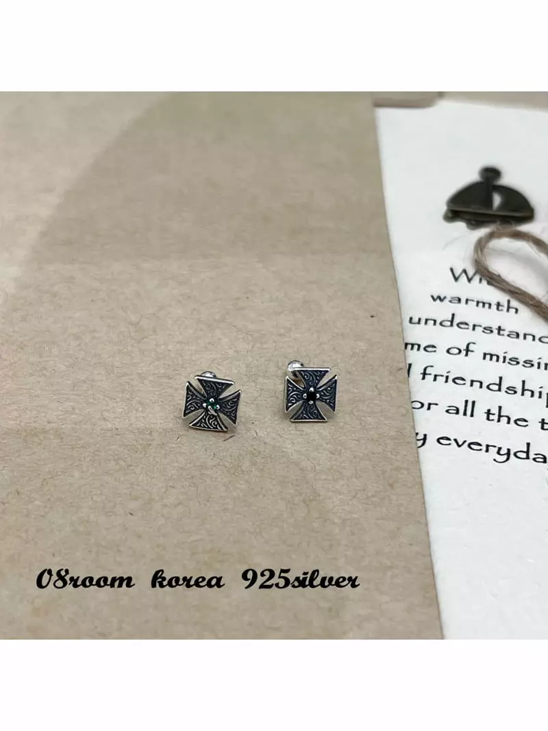 08 Room - Korean Women Fashion - #womensfashion - Silver Earring 1422