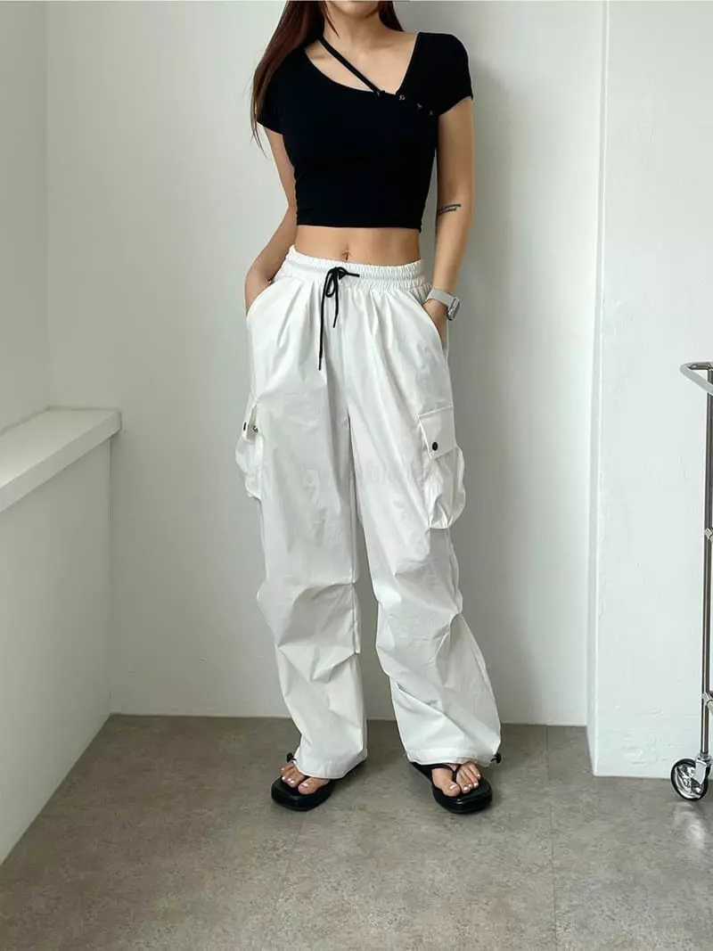 08 Room - Korean Women Fashion - #womensfashion - 3 Way Tee - 10