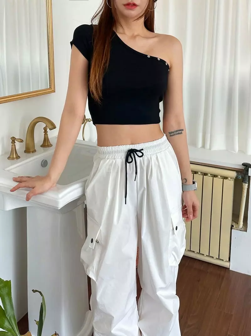 08 Room - Korean Women Fashion - #womensfashion - 3 Way Tee - 2