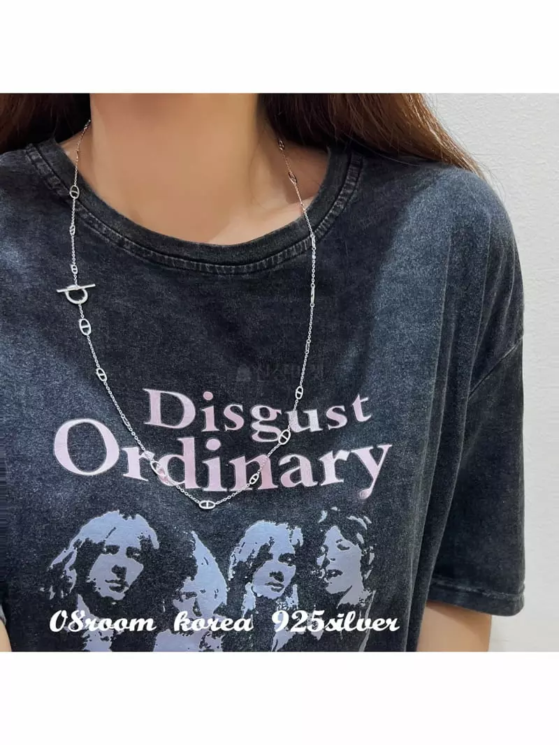 08 Room - Korean Women Fashion - #womensfashion - Silver Necklace 1458