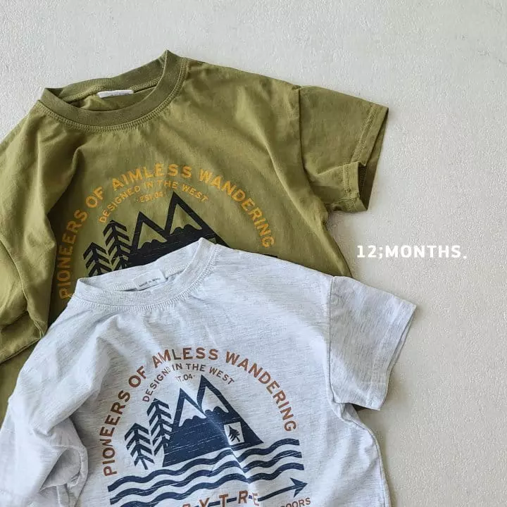 12 Month - Korean Children Fashion - #kidzfashiontrend - Forest Tee with Mom