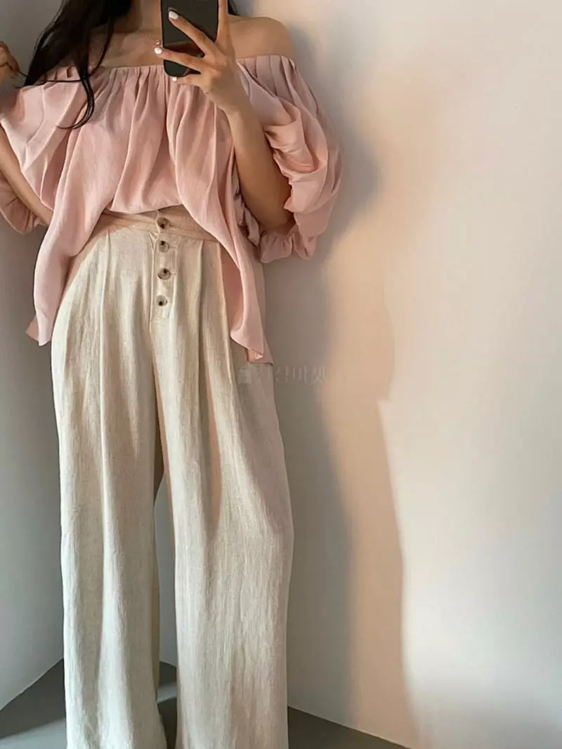 140 Avenue - Korean Women Fashion - #pursuepretty - Scalap Blouse - 5