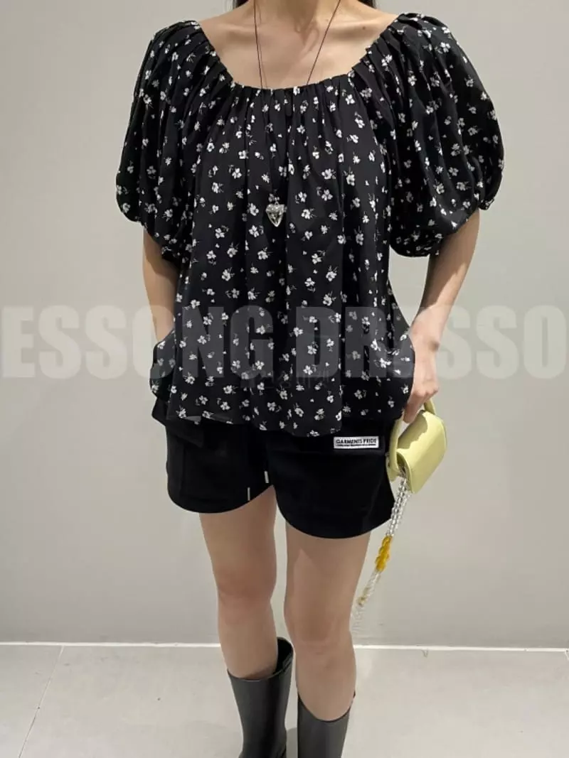 140 Avenue - Korean Women Fashion - #shopsmall - Flower Blouse - 5