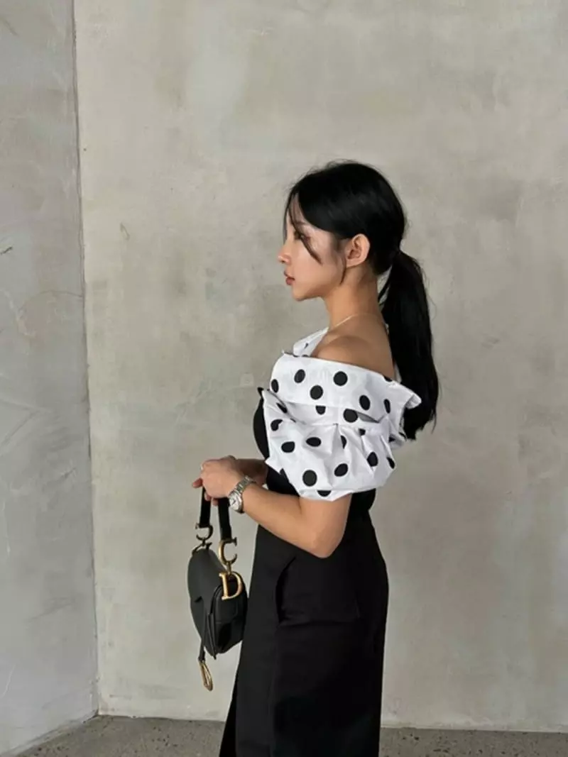2two Moon - Korean Women Fashion - #womensfashion - Puff Shirt Bustier - 2